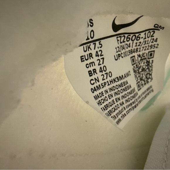 NEW Nike Court Legacy Lift Women’s Size 10 - White/Mint (No Box) - Picture 12 of 12